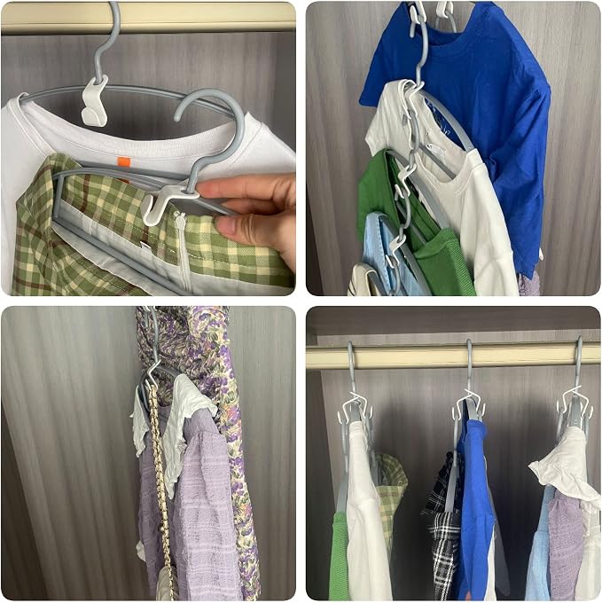 Clothes Hanger Connector Hooks, Cascading Hanger Hooks, Used in Closet Hangers - Image 4