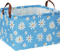 Rectangular Daisy Storage Basket, Collapsible Gift Basket by NTAOHAMPER