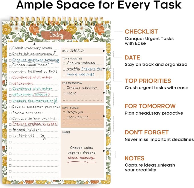 Taja To Do List Notepad - Image 2