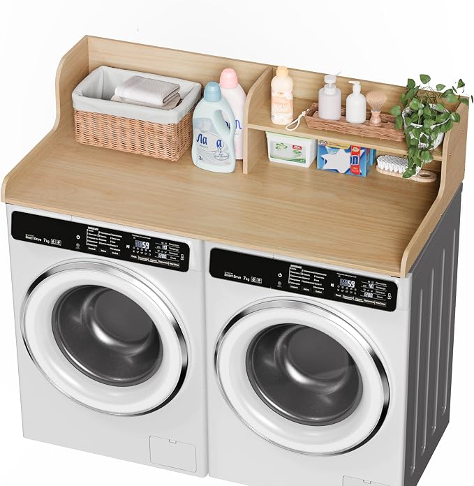 DTK Washer Dryer Wood Countertop by DTK