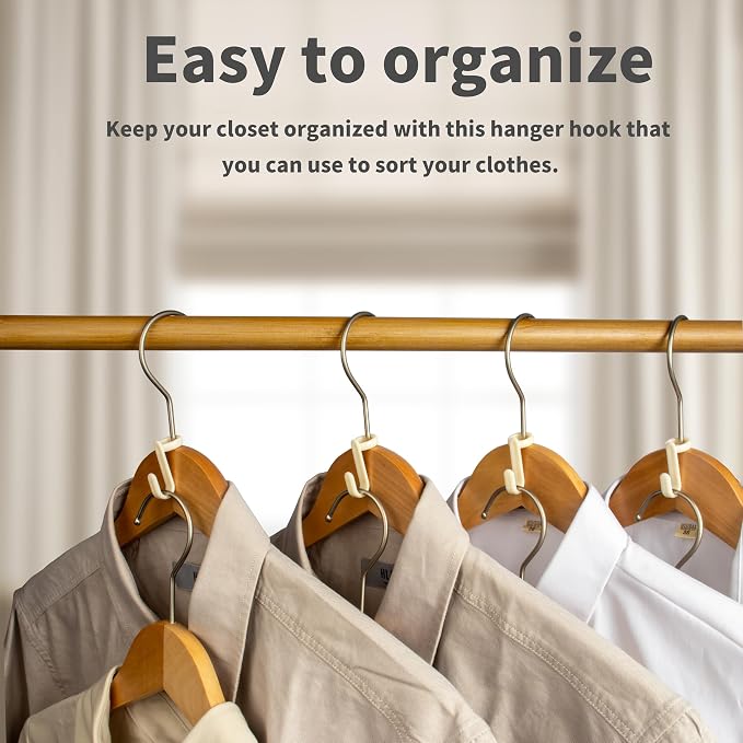 50PCS Hanger Connector Hooks, Space Saving Hangers - Image 5