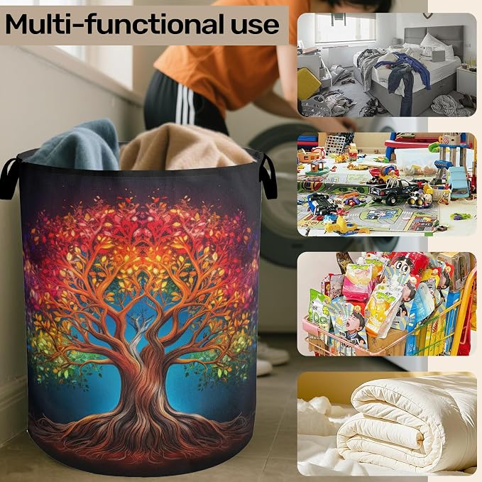 Life Color Tree Laundry Basket - Image 6
