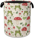Cute Frog Laundry Basket, Foldable Oxford Cloth Red Mushroom Laundry Hamper by Unknown