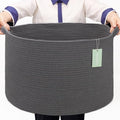 Extra Large Blanket Basket 87L, Laundry Hamper, Baby Nursery Hamper by BOSROTY