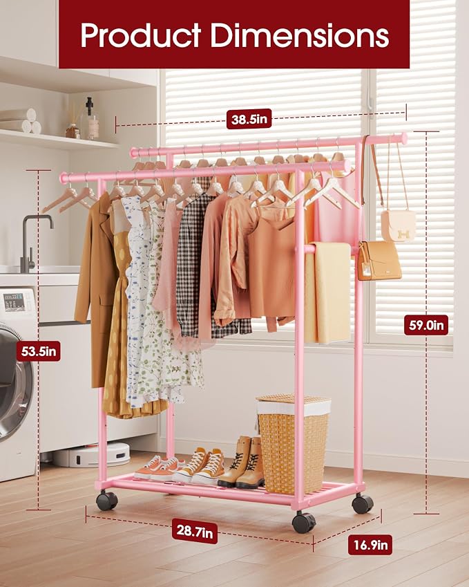 Metal Clothes Rack - Image 2