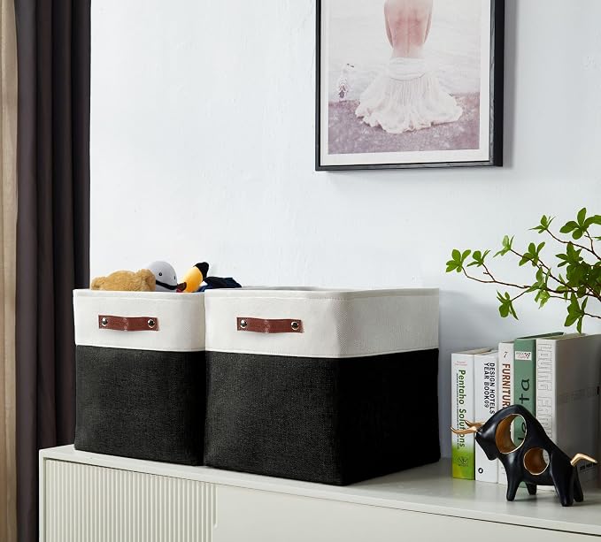 DECOMOMO Storage Cubes, 11x11 Cube Storage Bins, Baskets - Image 8