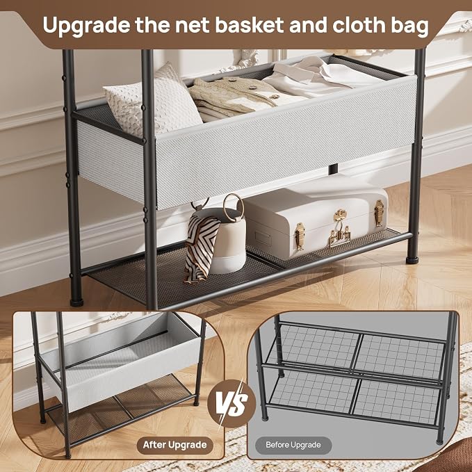 Freestanding Metal Garment Rack - Image 3