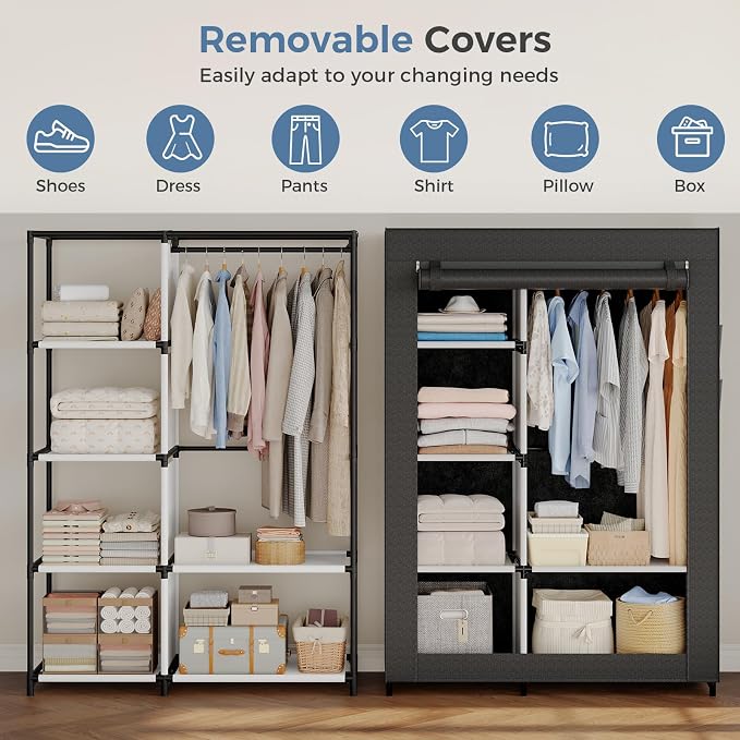 NEWBULIG Portable Fabric Clothes Rack - Image 4
