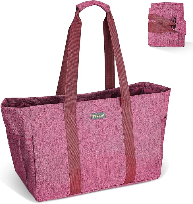 BALEINE Soft 9 Gallon Extra Large Utility Tote, Foldable Reusable Storage Bag by BALEINE