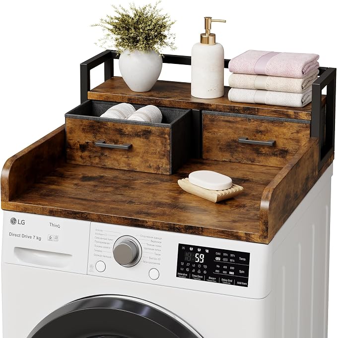 2-Tier Washer Dryer Countertop Single by GAOMON