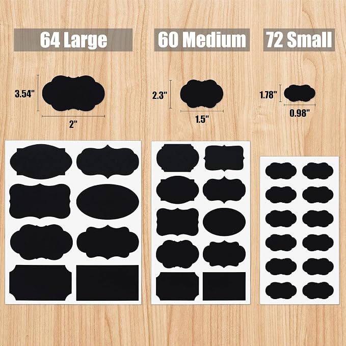 ONUPGO Chalkboard Labels Stickers Bulk - Image 4