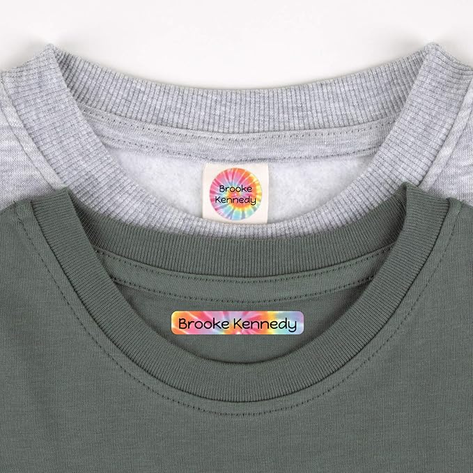 Name Bubbles - Custom Name Tags - Personalized Daycare, & Camp Labels, Iron-On - Image 2