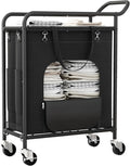 Laundry Basket with Wheels, 150L Large Rolling Laundry Hamper, Heavy-Duty by Unknown