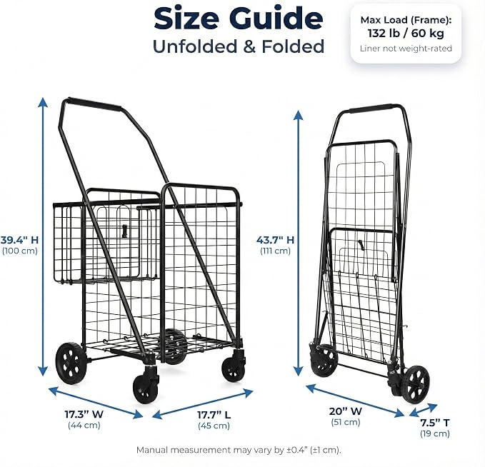 Zagtag® Folding Shopping Cart - Image 7