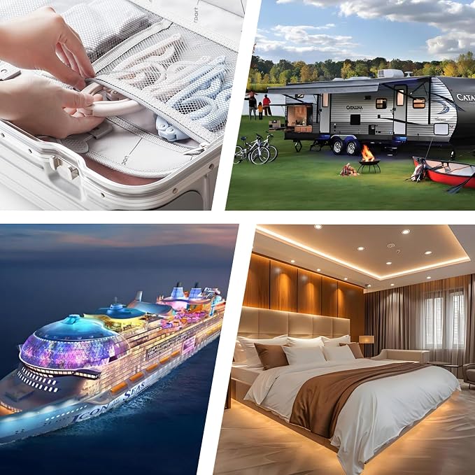 10Pcs Travel Hangers for Cruise Foldable Hangers - Image 6