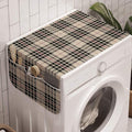 Ambesonne Abstract Washing Machine Organizer, Traditional Tartan Pattern by Ambesonne