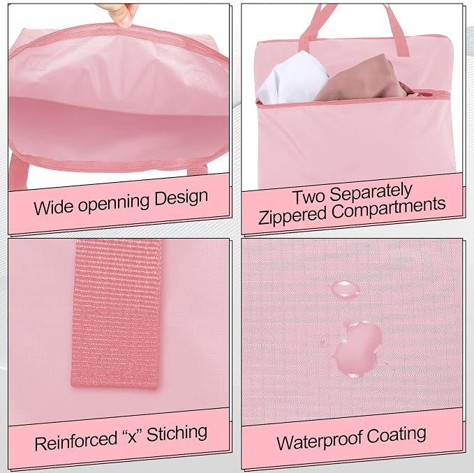 2 Pcs Travel Laundry Bags Waterproof - Image 2