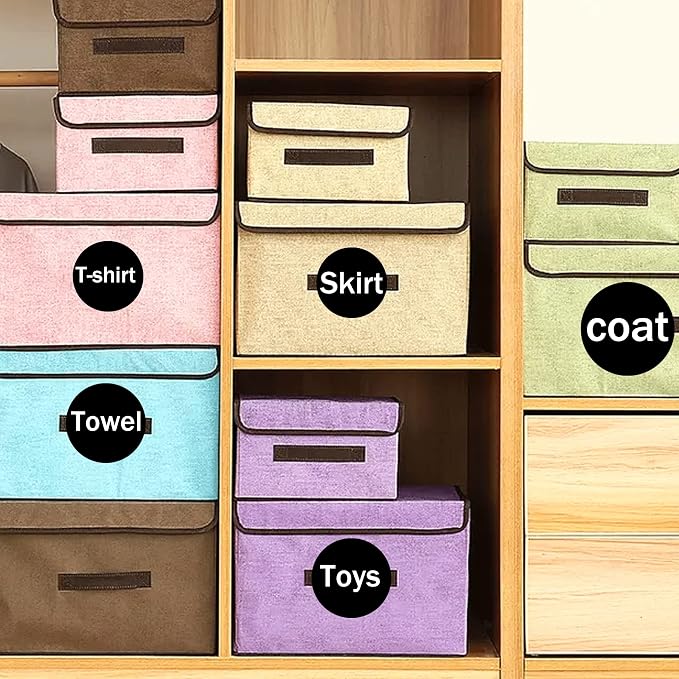300 Blank Spice Jars Labels –1.5" Round Chalkboard Kitchen Pantry Labels - Image 6