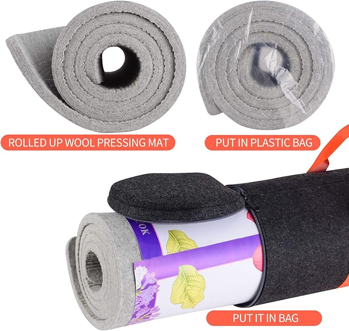 Rdutuok 60 x 22 inches Wool Pressing Mat - Image 4