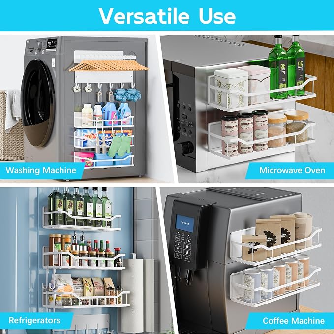 Multifunctional Magnetic Shelf for Washing Machine, Refrigerator, and Any Metal - Image 7