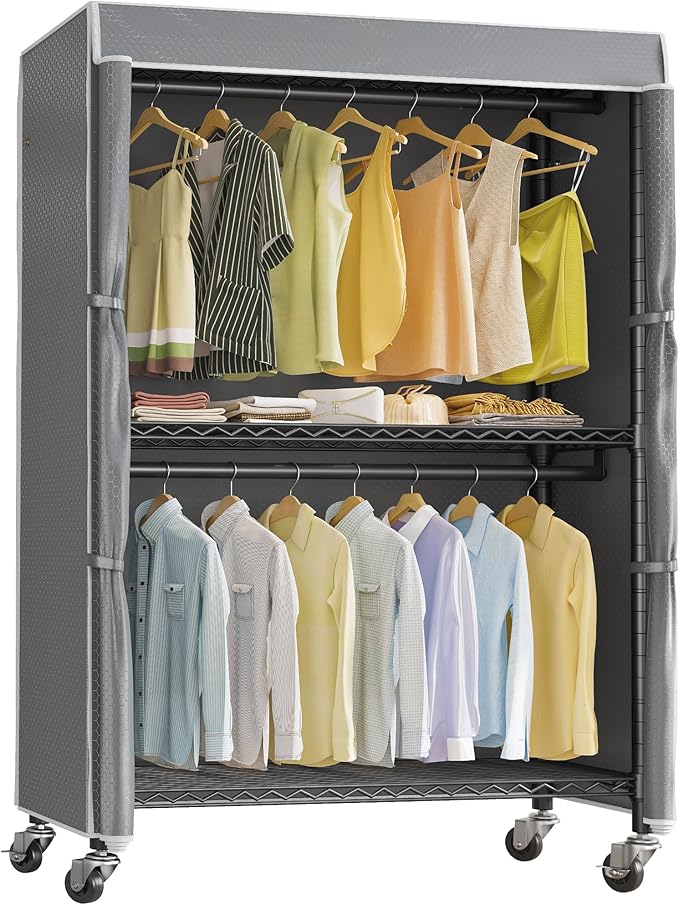 VIPEK R2C Plus Heavy Duty Rolling Garment Rack by VIPEK