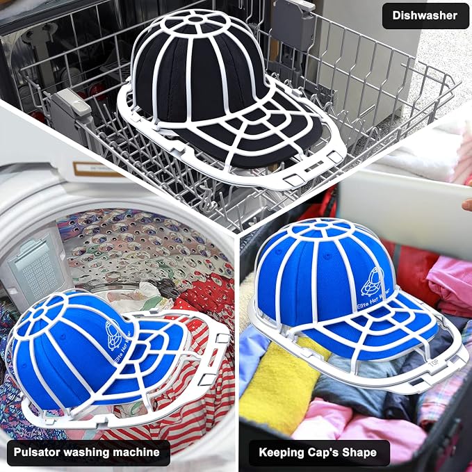 Eiito Hat Washer for Washing Machine, Hat Washer Cage, Hats Cleaner for - Image 5