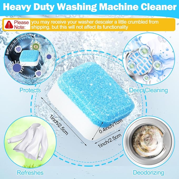 150 Pcs Washing Machine Cleaner Tablets Washing Machine Deep Cleaner Tablets - Image 2