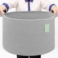 Extra Large Blanket Basket 87L, Laundry Hamper, Baby Nursery Hamper by BOSROTY