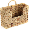BTSKY Woven Hanging Magazine Holder, Water Hyacinth Magazine Basket, Wall by BTSKY