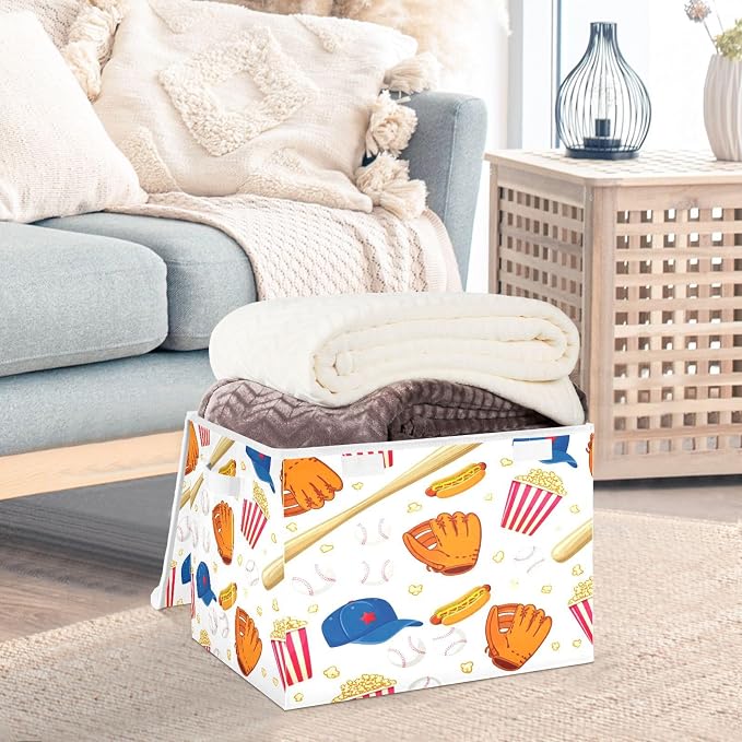 Nander Baseball Gloves Storage Basket Storage Boxes - Image 5