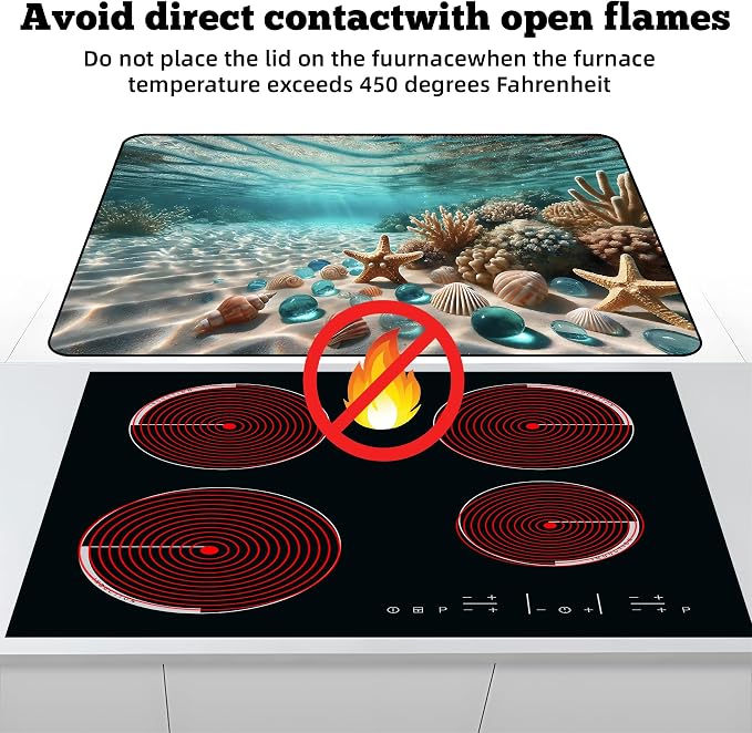 Multi-Design Stove Top Cover for Glass/Electric Stoves - Image 3