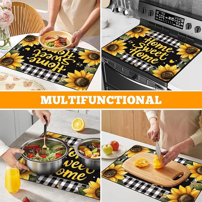 Multi-Design Stove Top Cover for Glass/Electric Stoves - Image 7