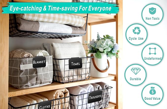 54-Piece Set of Basket Labels Clip On - Image 4