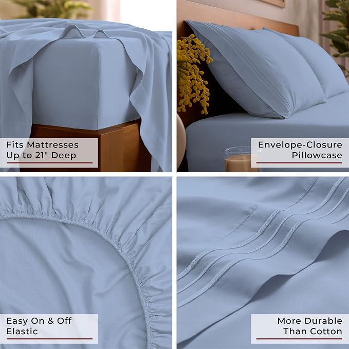 Mellanni California King Sheet Set - Image 5