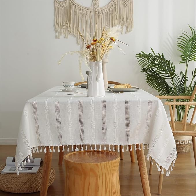 Pahajim Striped Tablecloth Rectangle by Pahajim