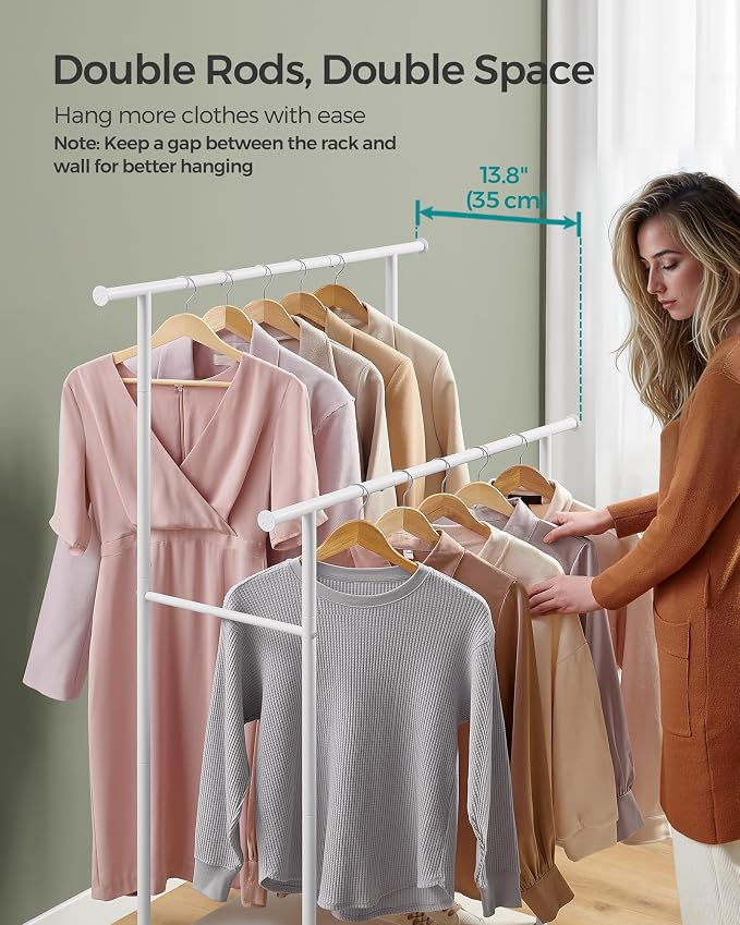 SONGMICS Double-Rod Clothes Rack - Image 4