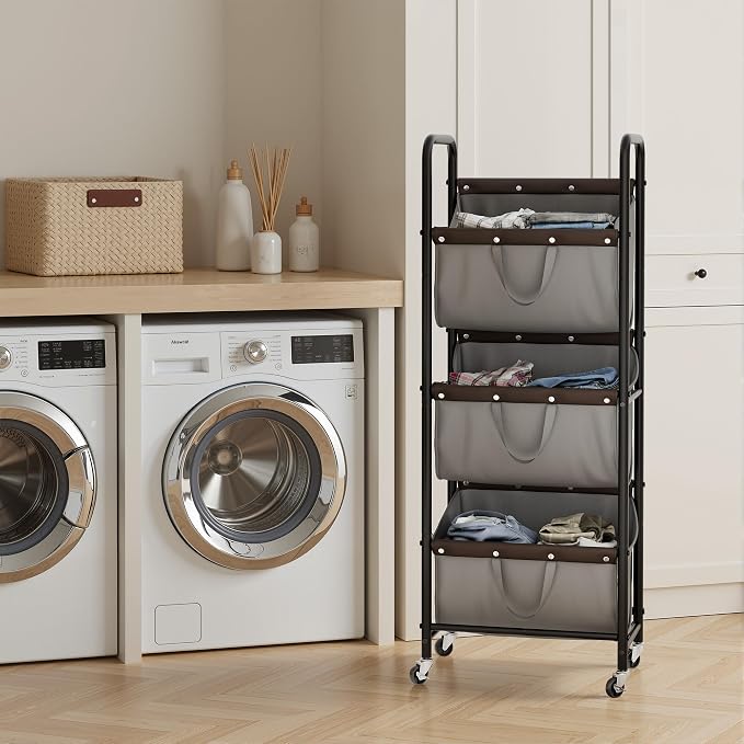 GRANNY SAYS 3 Tier Laundry Sorter, Laundry Hamper - Image 5