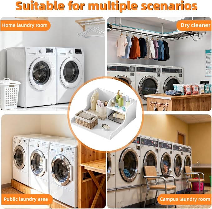 Laundry Countertop for Washer and Dryer, 2-Tier Washer Dryer Topper - Image 6