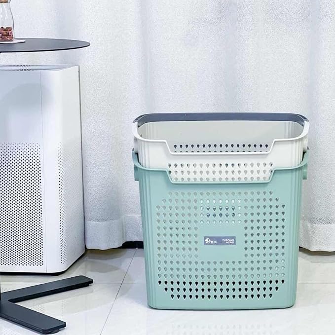2-Pack Large Laundry Basket, Waterproof, Freestanding Laundry Hamper, - Image 2