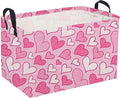 Sanjiaofeng Rectangular Valentine's Day Basket Love Storage Bins, Girls Storage by Sanjiaofen