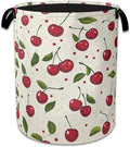 Cute Cherry Laundry Basket, Foldable Oxford Cloth Laundry Hamper by Unknown