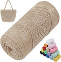 Sparkle Macrame Cord 1.5mm x 306 Yards Cotton Glitter Yarn by LEREATI