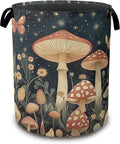 Fantasy Mushroom Laundry Basket, Butterfly Stars Collapsible Laundry Baskets by Unknown