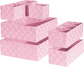 Drawer Organizer, Cube Baskets for Storage Shelves, Handmade Small Woven Basket by ORGMASTER