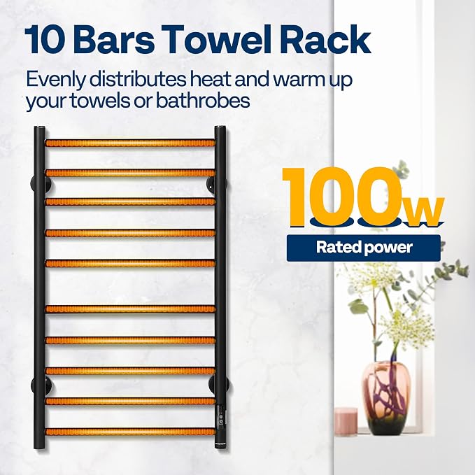 VIVOHOME Electric Heated Towel Rack - Image 2