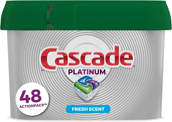 Cascade Platinum ActionPacs Dishwasher Detergent Pods by Cascade