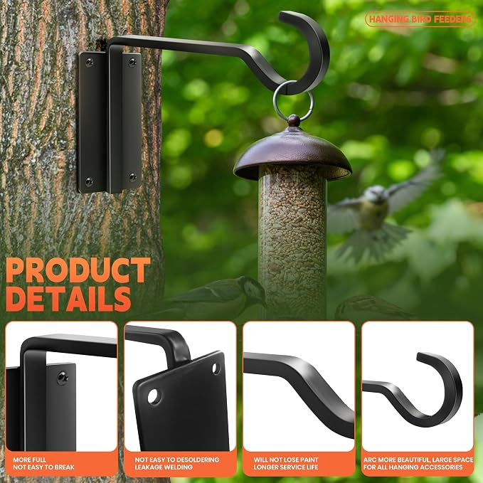 Plant Hanger Hook Indoor Heavy Duty Hanging Plant Bracket - Image 2