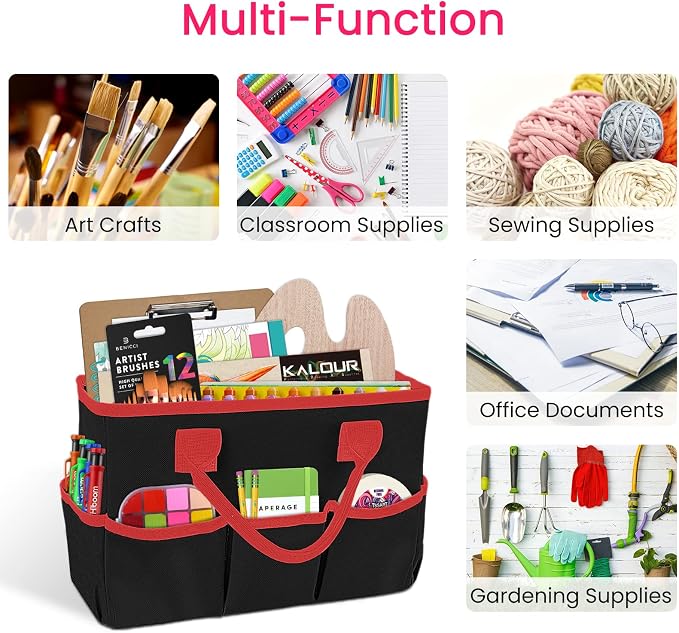 Godery Desktop Tote and Organizer, Teacher Helper caddy Bag - Image 2