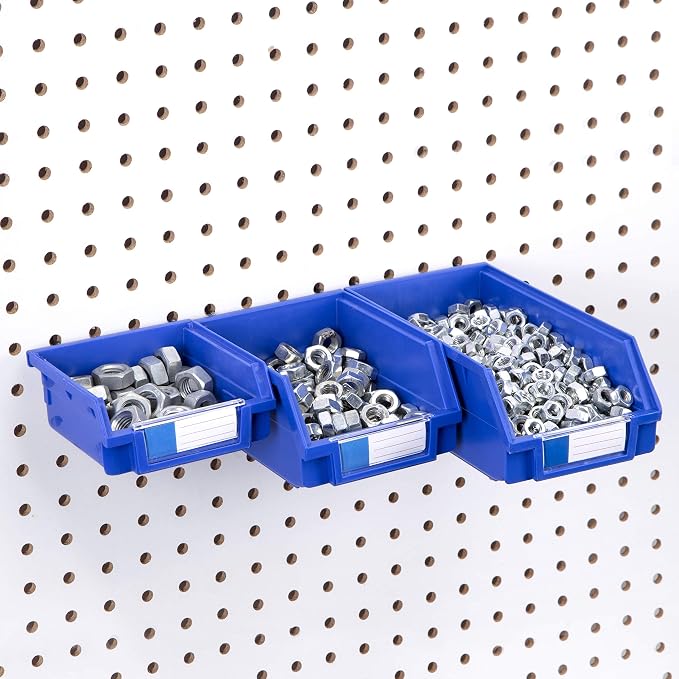 Pegboard Bins - 3 Sizes, Accessories, Attachments, Garage Storage, Craft Room - Image 3