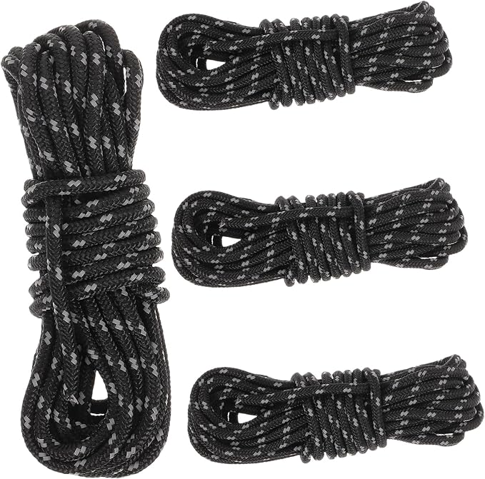 1 Set Portable Tent Rope Hanger Windproof Camping Strap by Parliky
